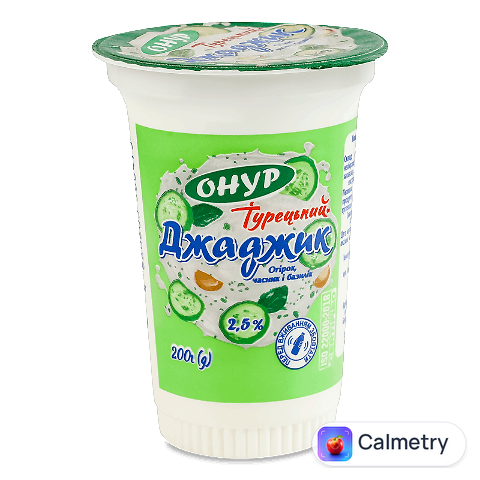Напій кисломолочний Onur Турецький Джаджик 2,5% ст, 200г