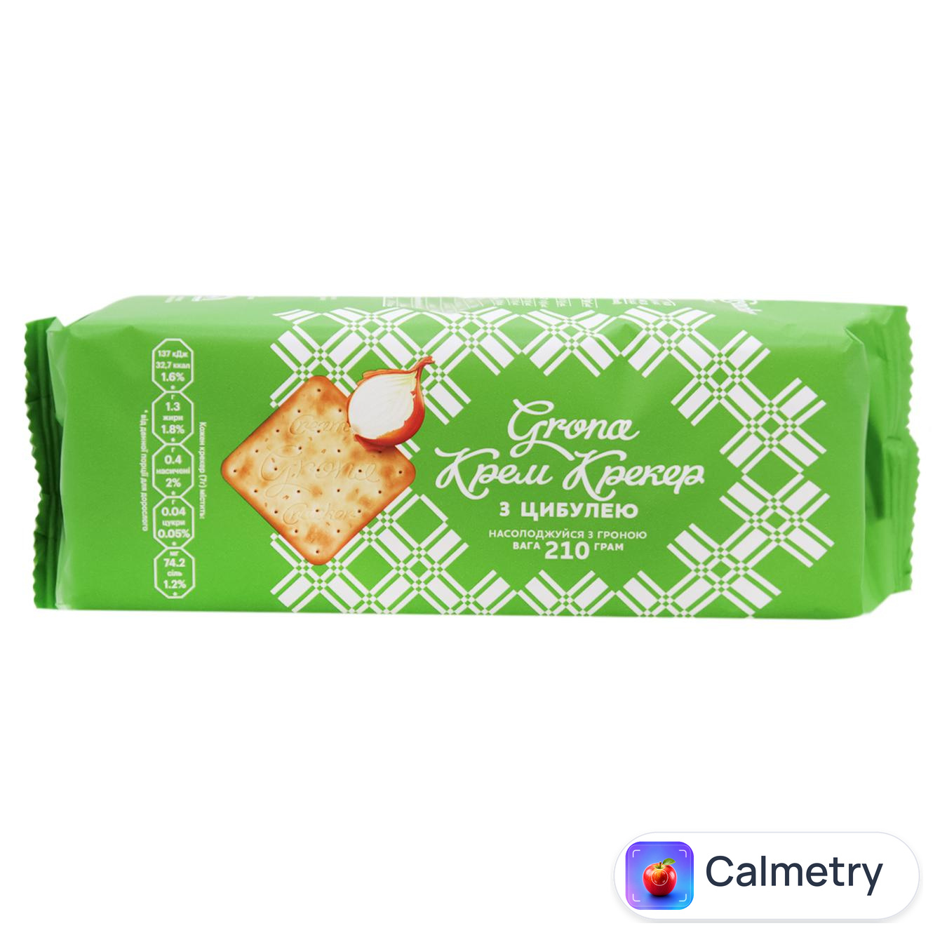 Крекер Grona з цибулею 210г