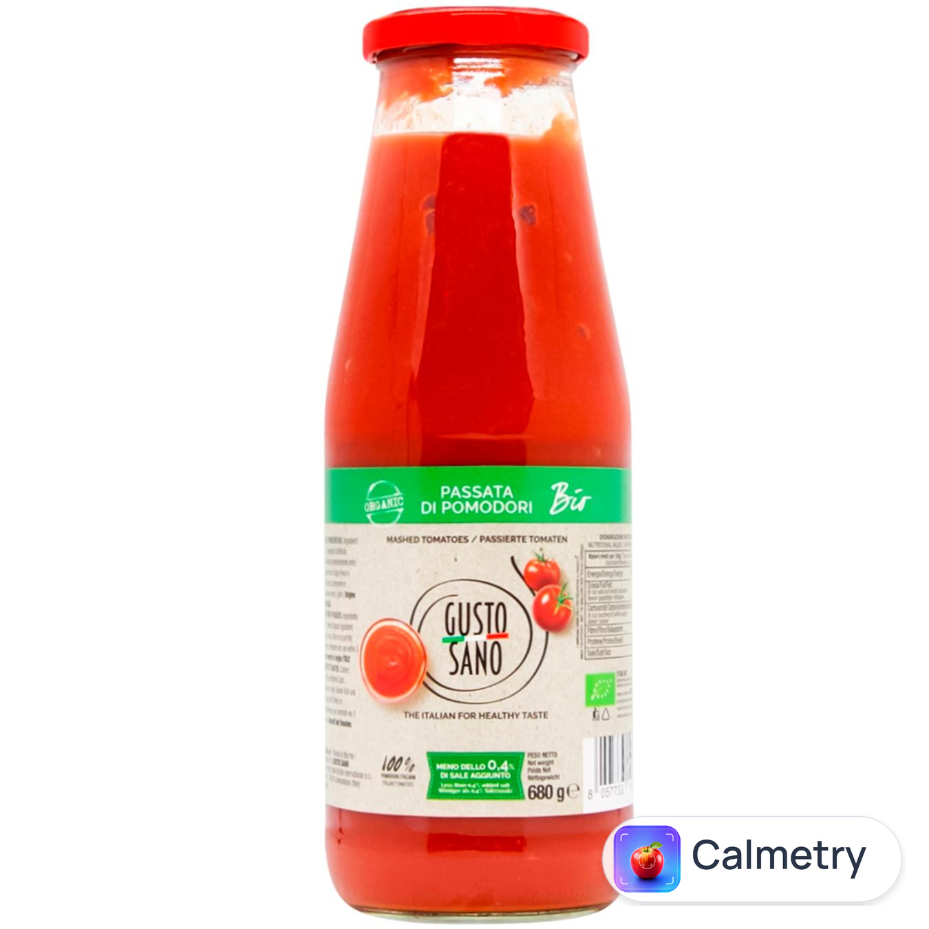 Пюре томатне Gusto Sano органічне 680г