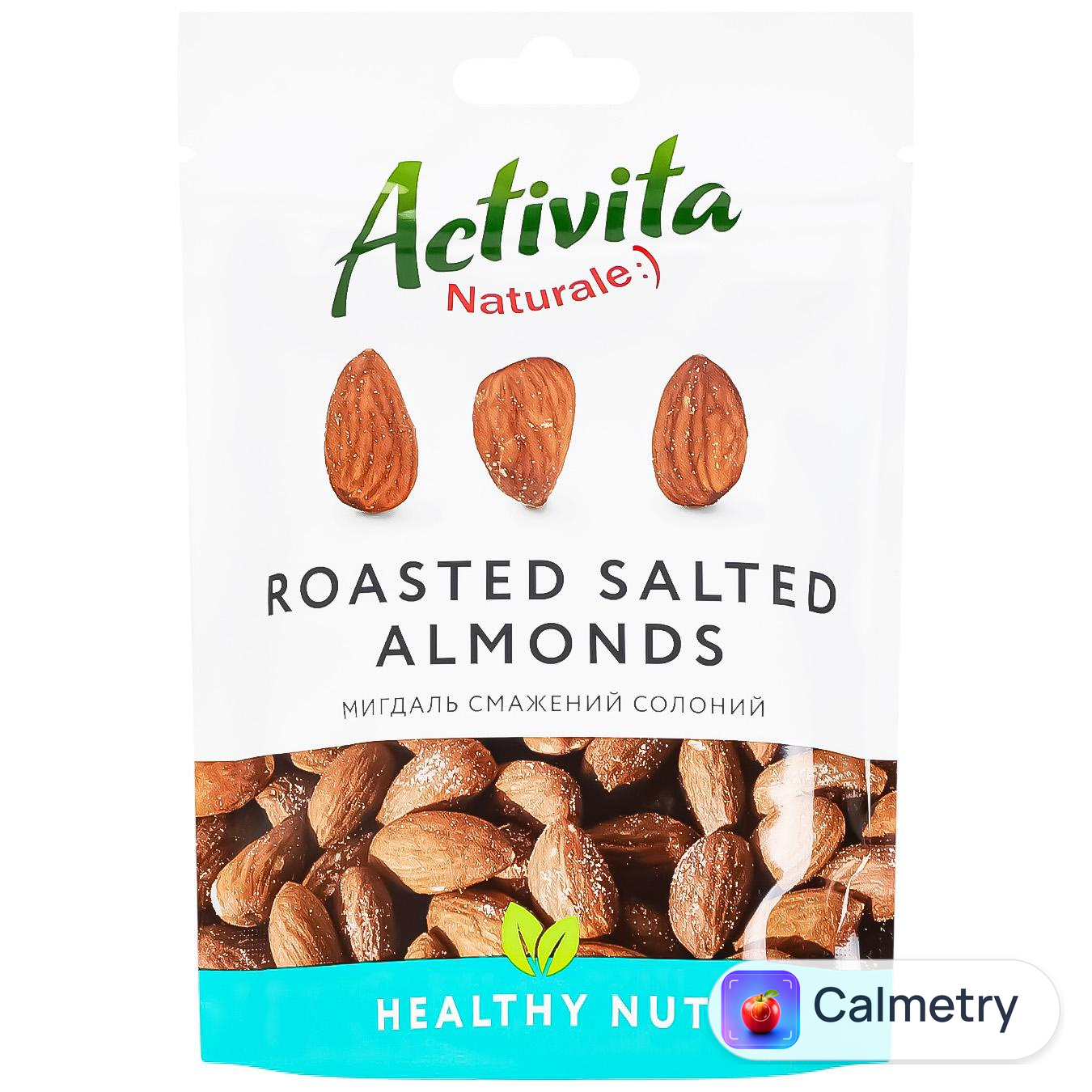 Мигдаль смажений Activita Healthy mix Солоний 120 г (0.12 кг)