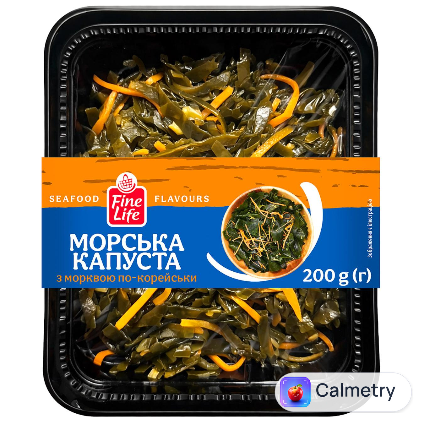 Капуста морська Fine Life з морквою по-корейськи 200г