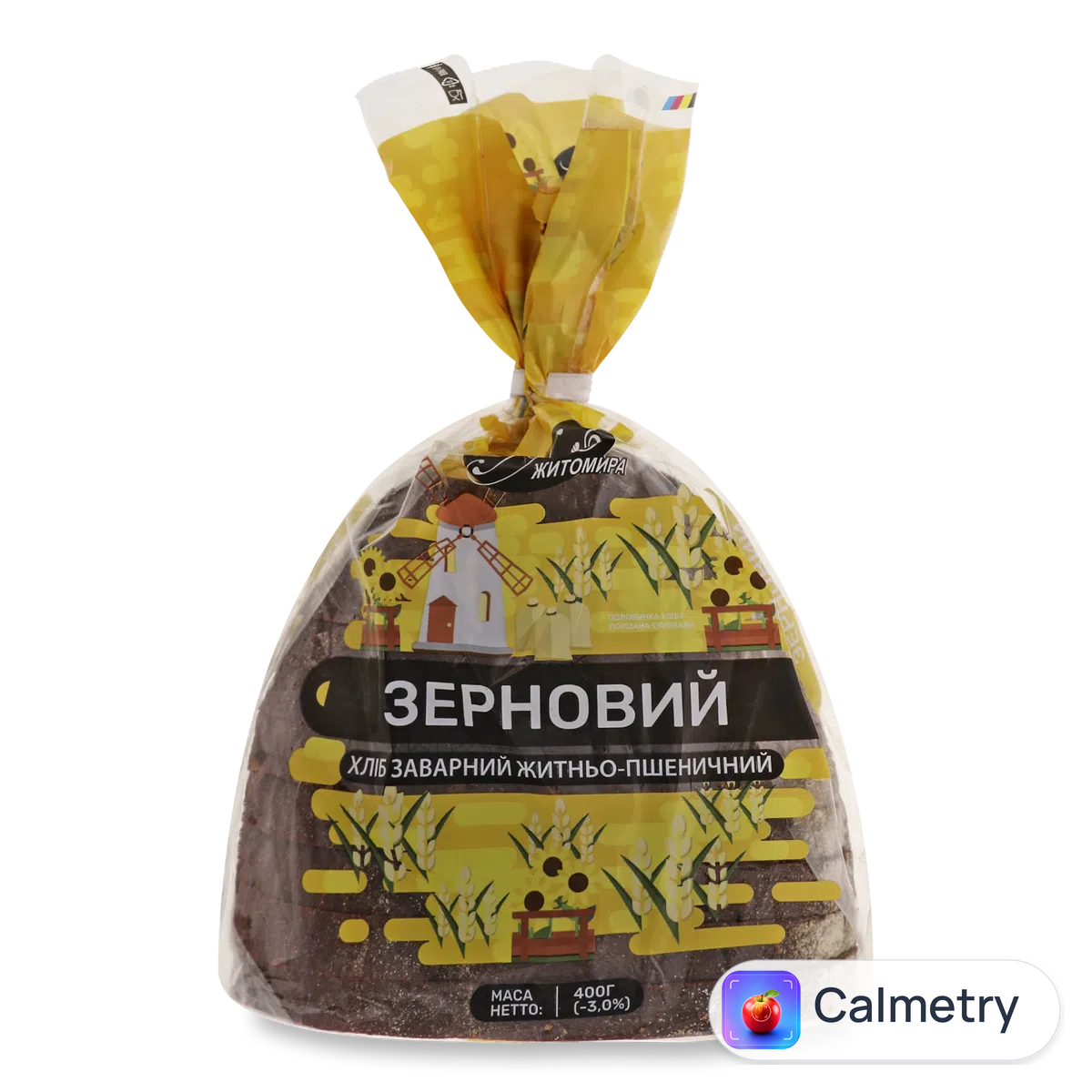 Xліб «Xліб Житомира» «Зерновий» подовий 400г Хліб Житомира
