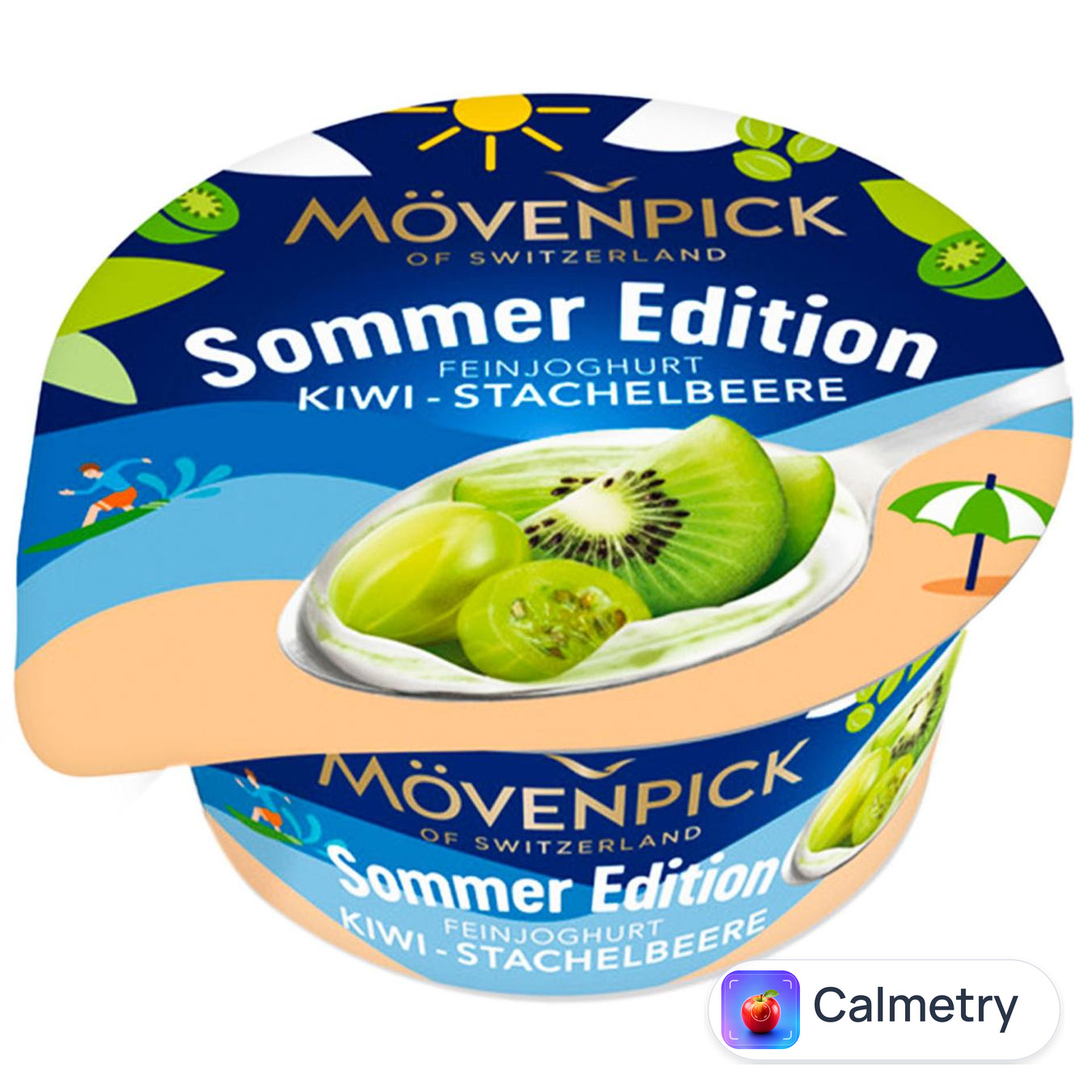 Йогурт Movenpick Summer Edition ківі-аґрус 13% 150г