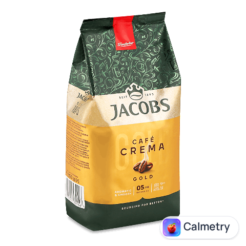 Кава зернова Jacobs Crema Gold, 500г