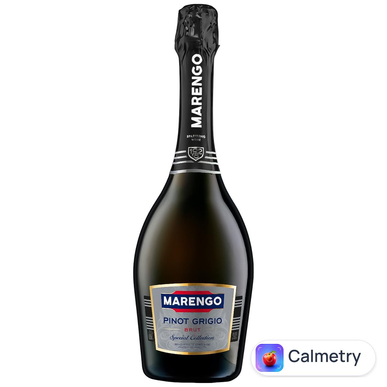 Вино ігристе Marengo Pinot Grigio біле брют 10-13,5% 0,75л