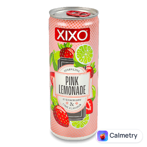 Напій Xixo Lemonade Strawberry-Lime б/а газ з/б, 0,25л