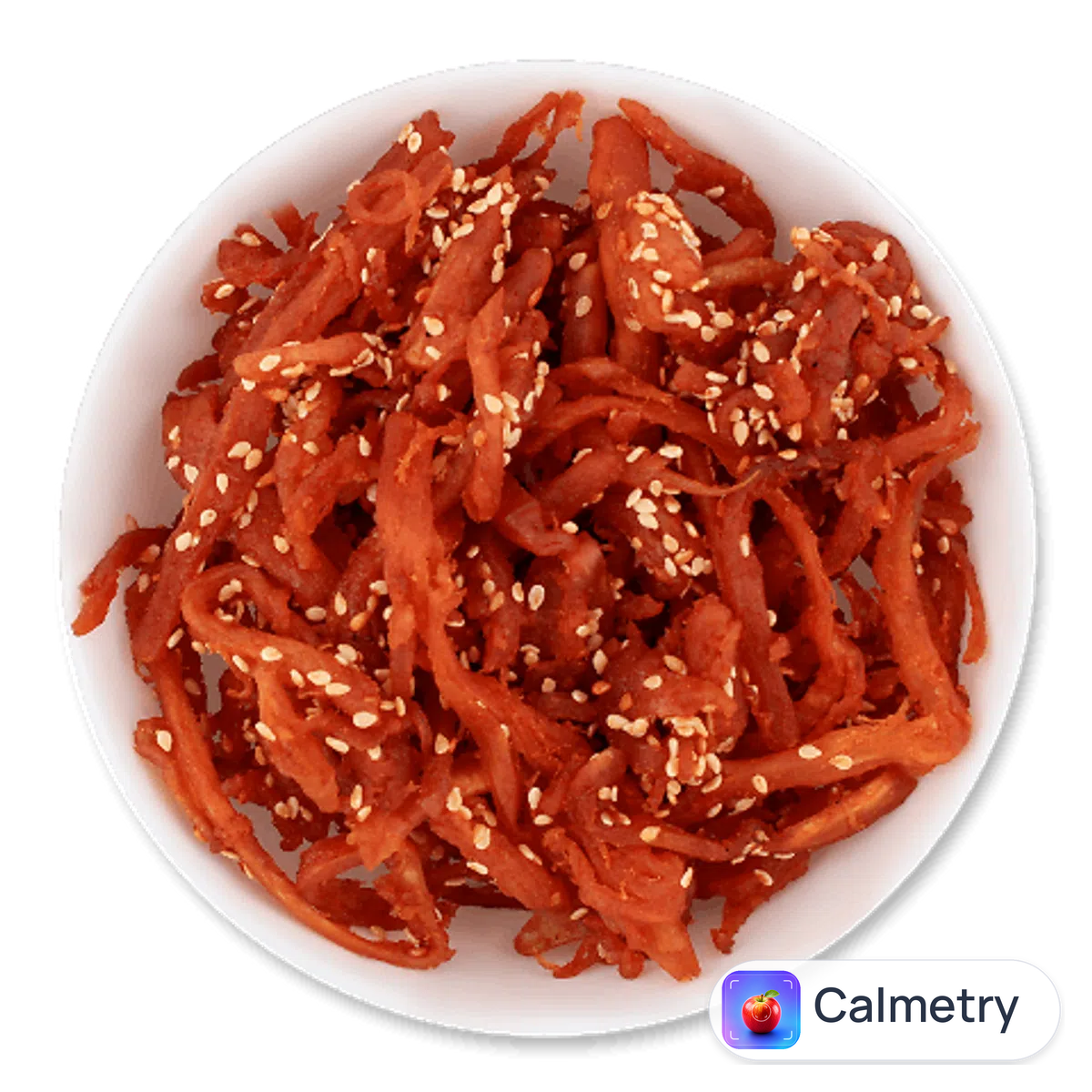 Кальмар сушено-солоний з кунжутом