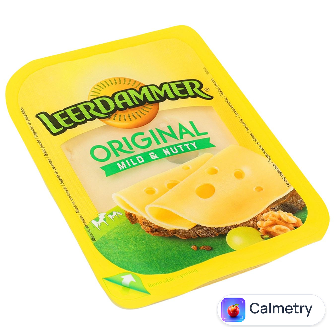 Сир Leerdammer Оригінальний 45% 100г — фото продукту