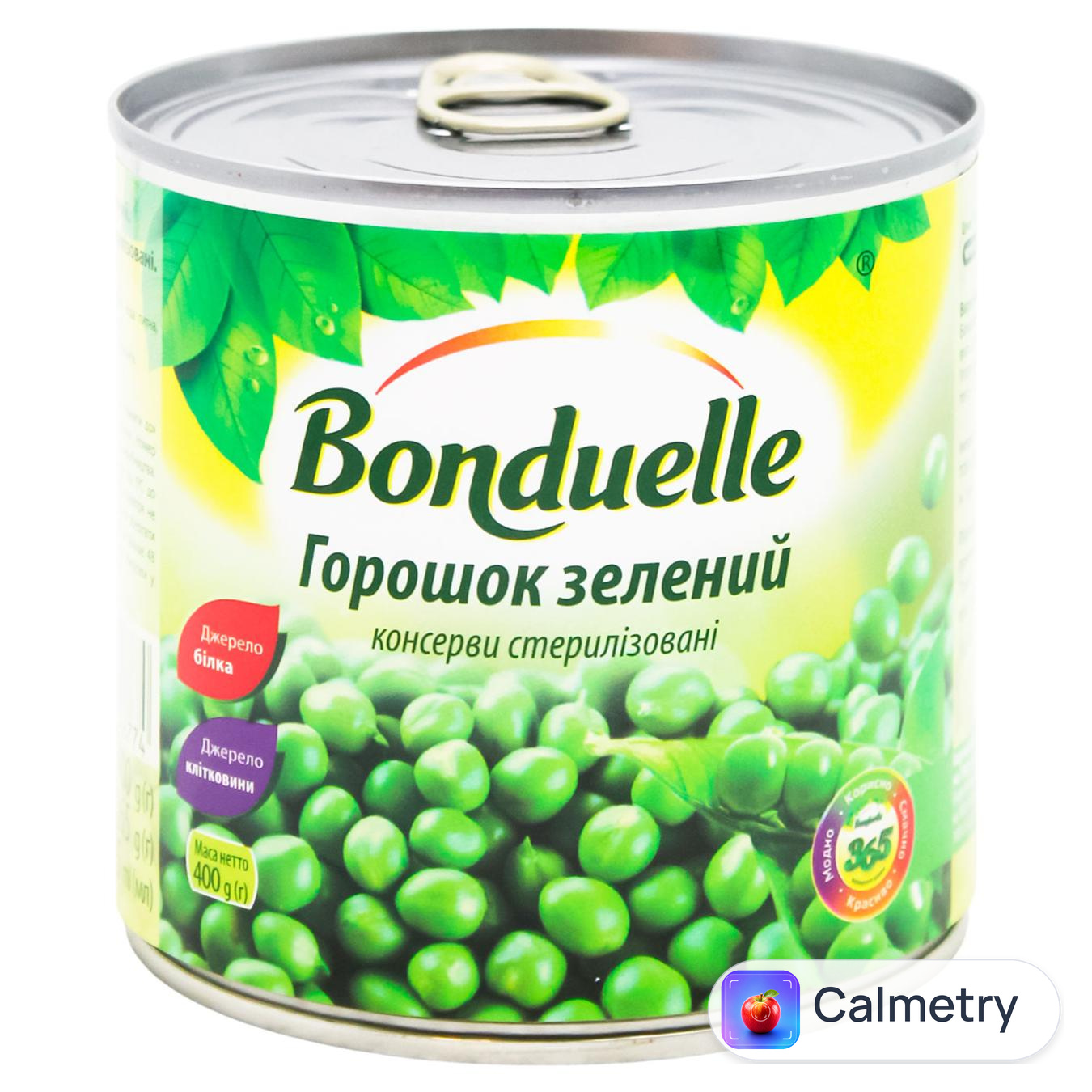 Горошок Bonduelle зелений 400г
