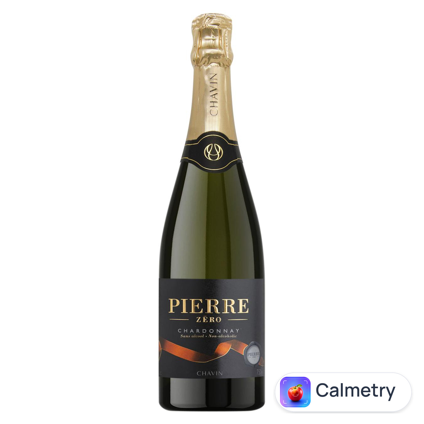 Вино ігристе Pierre Zero Chardonnay безалкогольне біле напівсолодке 0,75л