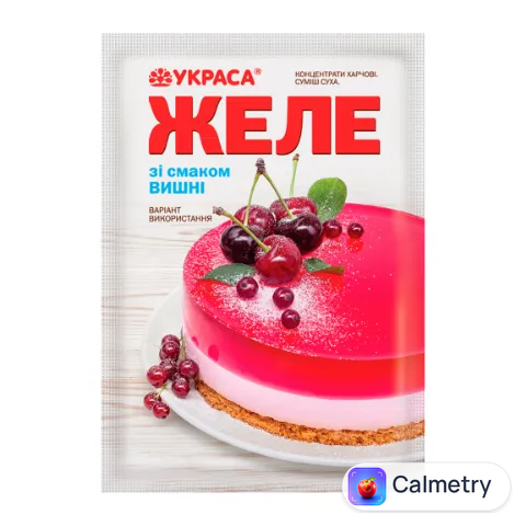 Желе «Украса» зі смаком вишні