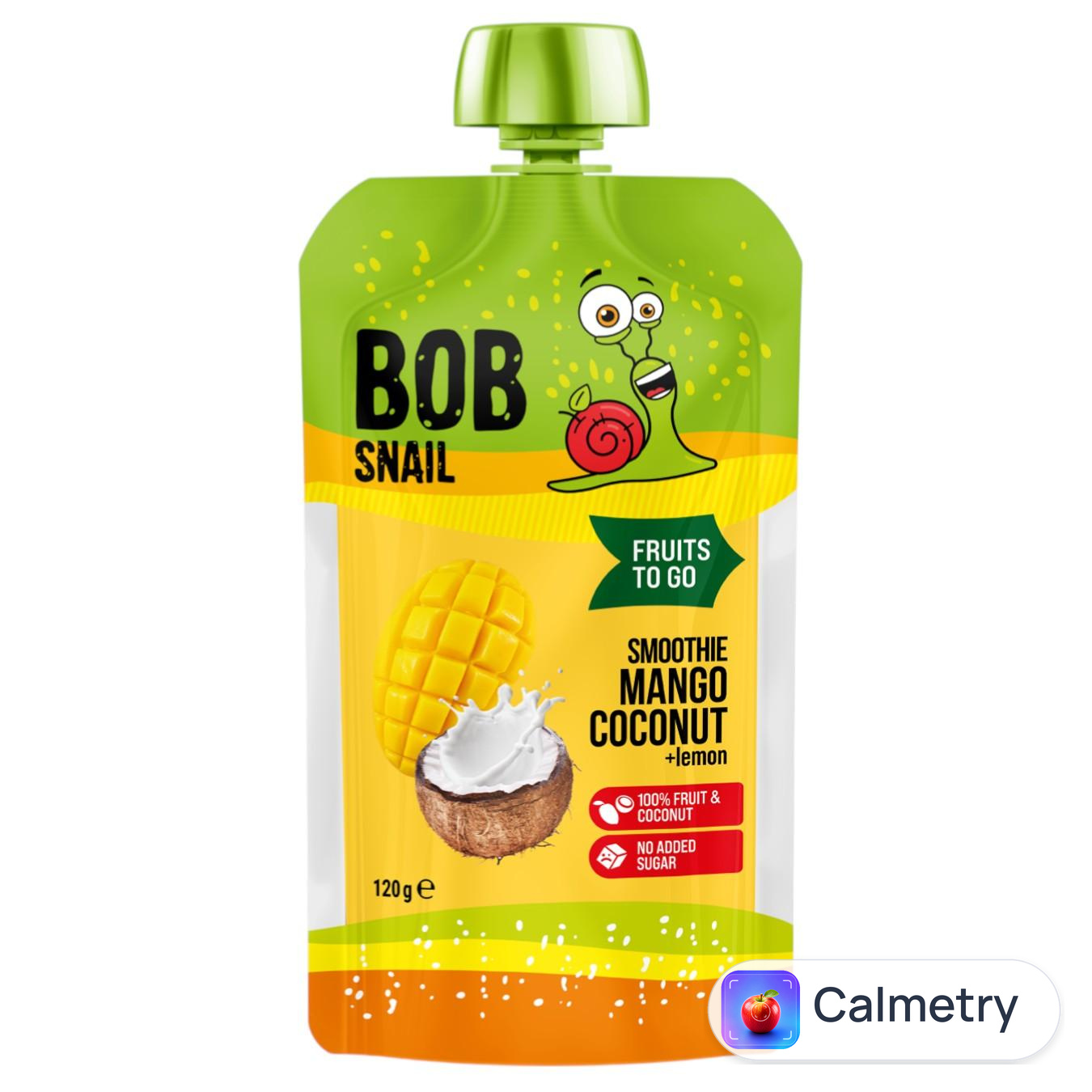 Смузі Bob Snail манго-кокос+лимон 120г