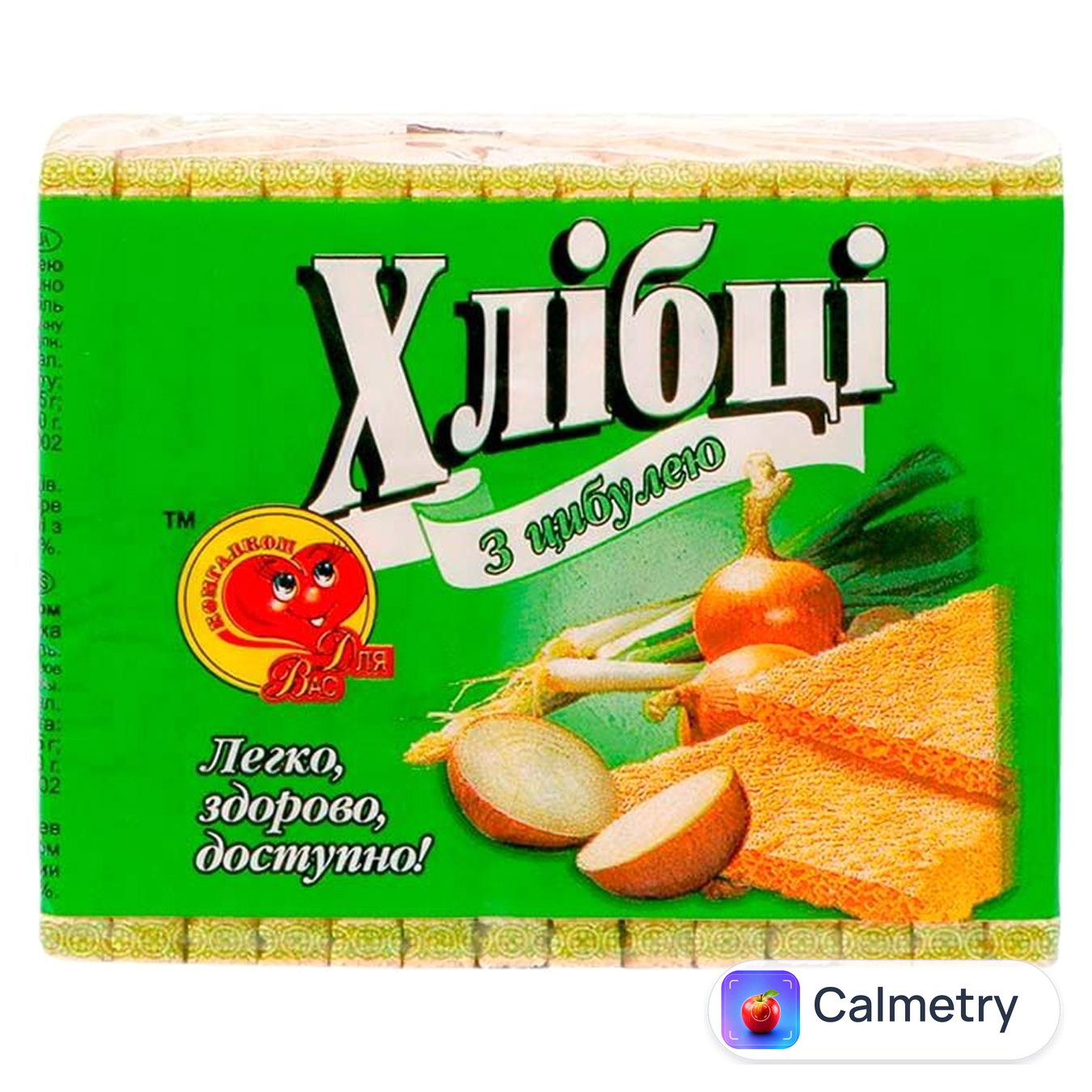 Хлібці Комгалком Для вас з цибулею 100г