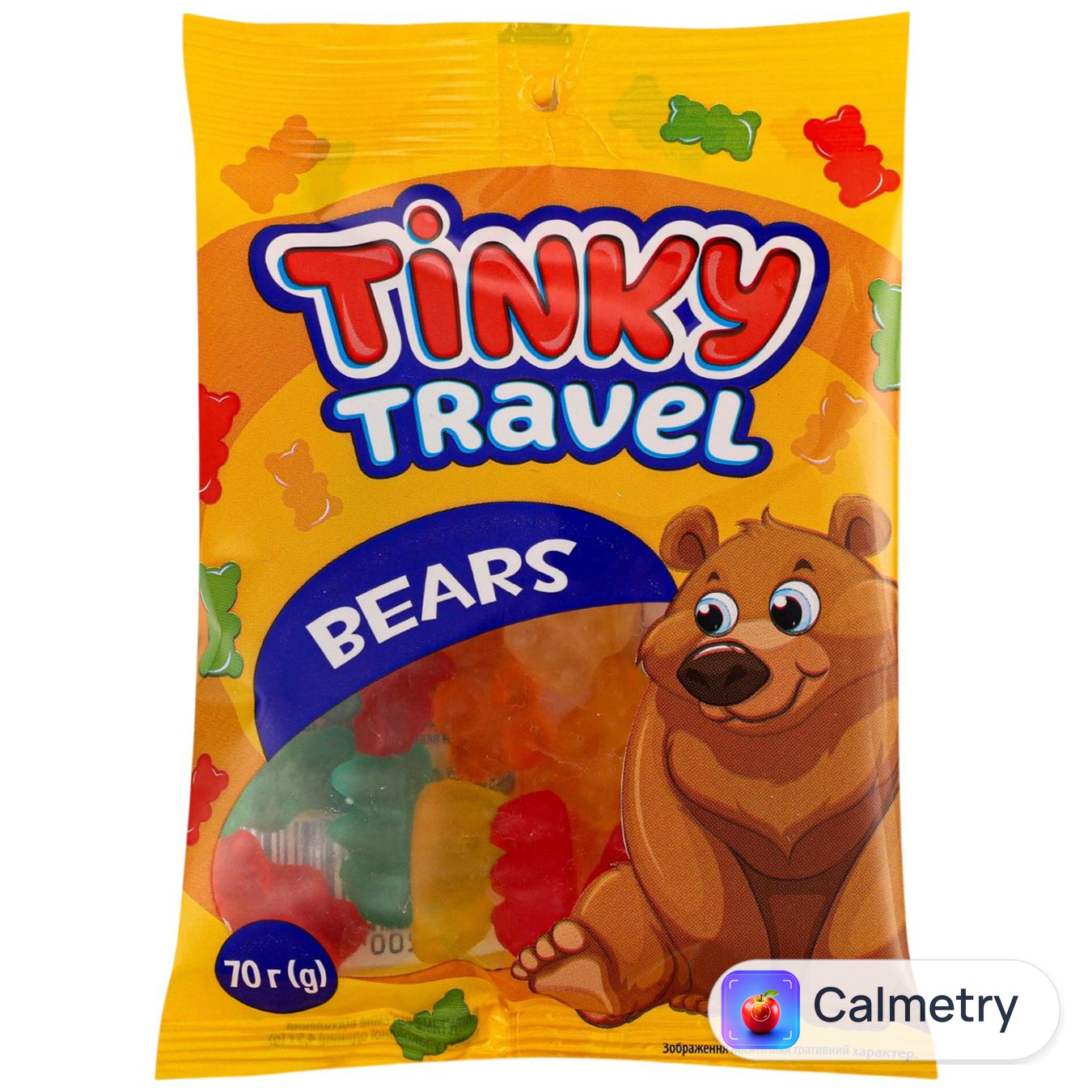 Цукерки Tinky Travel Bears желейні 70г