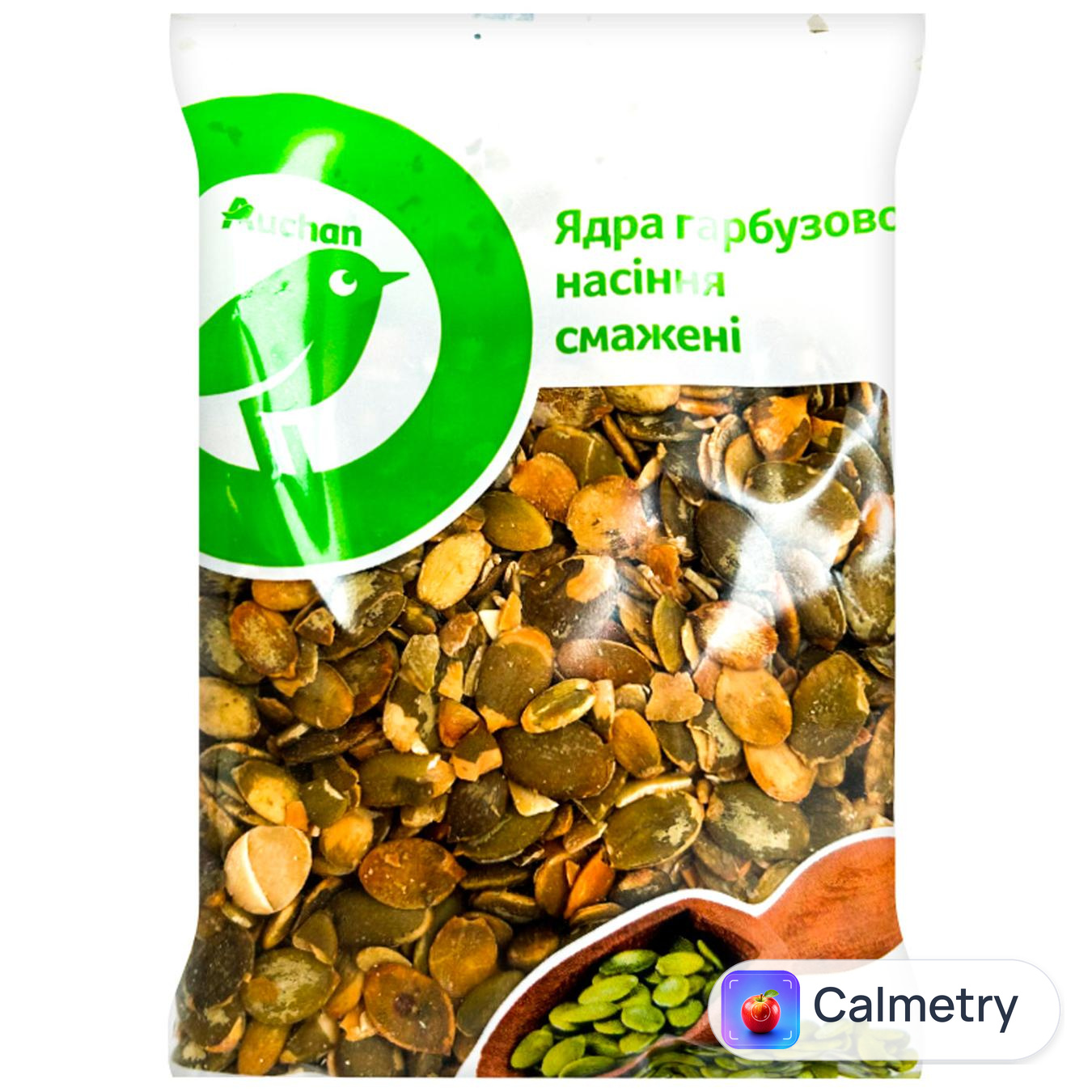 Ядра насіння гарбузового Auchan смажені 150г