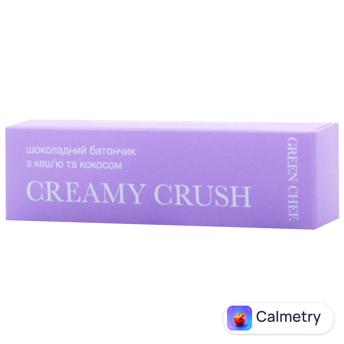 Батончик шоколадний Green Chef Creamy Crush з кеш'ю та кокосом 45г