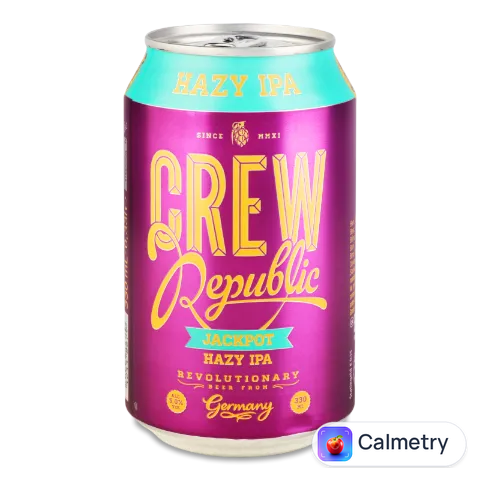 Пиво Crew Republic Jackpot Hazy IPA світле нефільтроване з/б