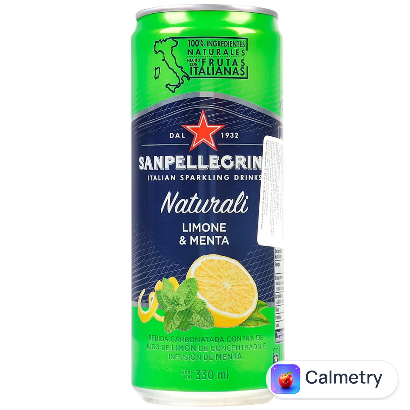 Напій газований SanPellegrino Лимон та м'ята 0,33л