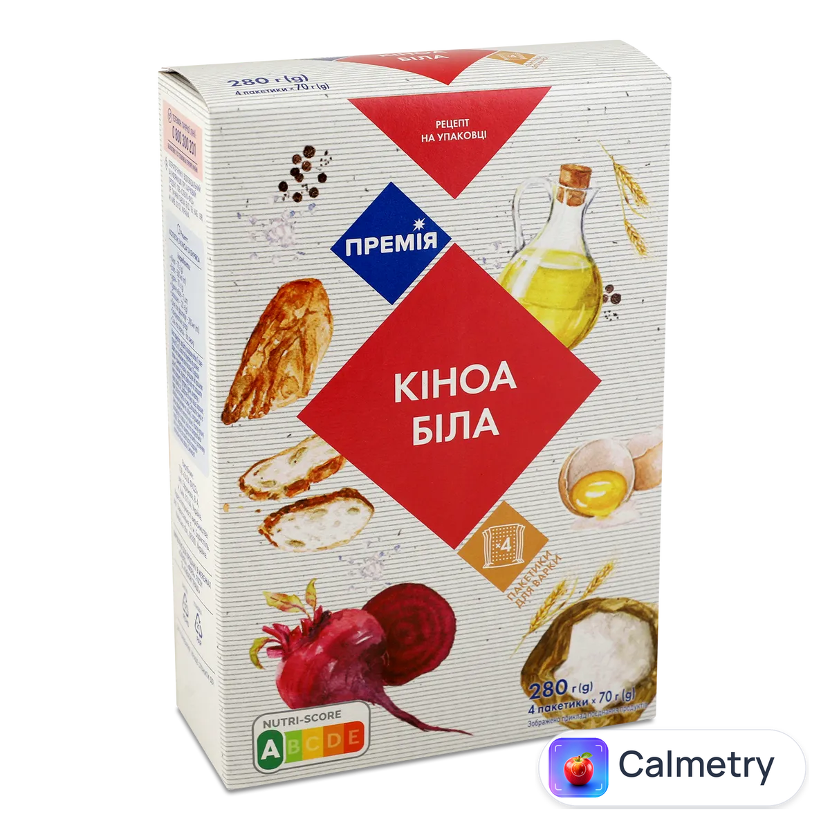 Кіноа «Премія»® біле 4*70г