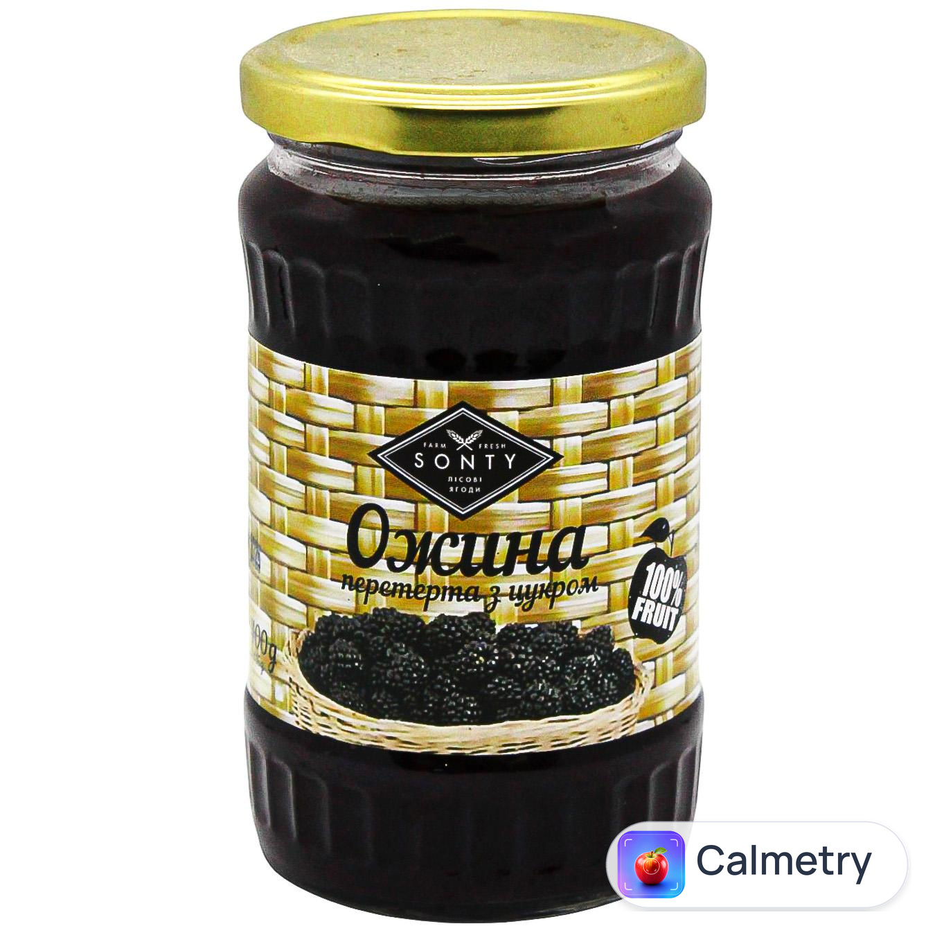 Ожина перетерта з цукром Sonty 400г