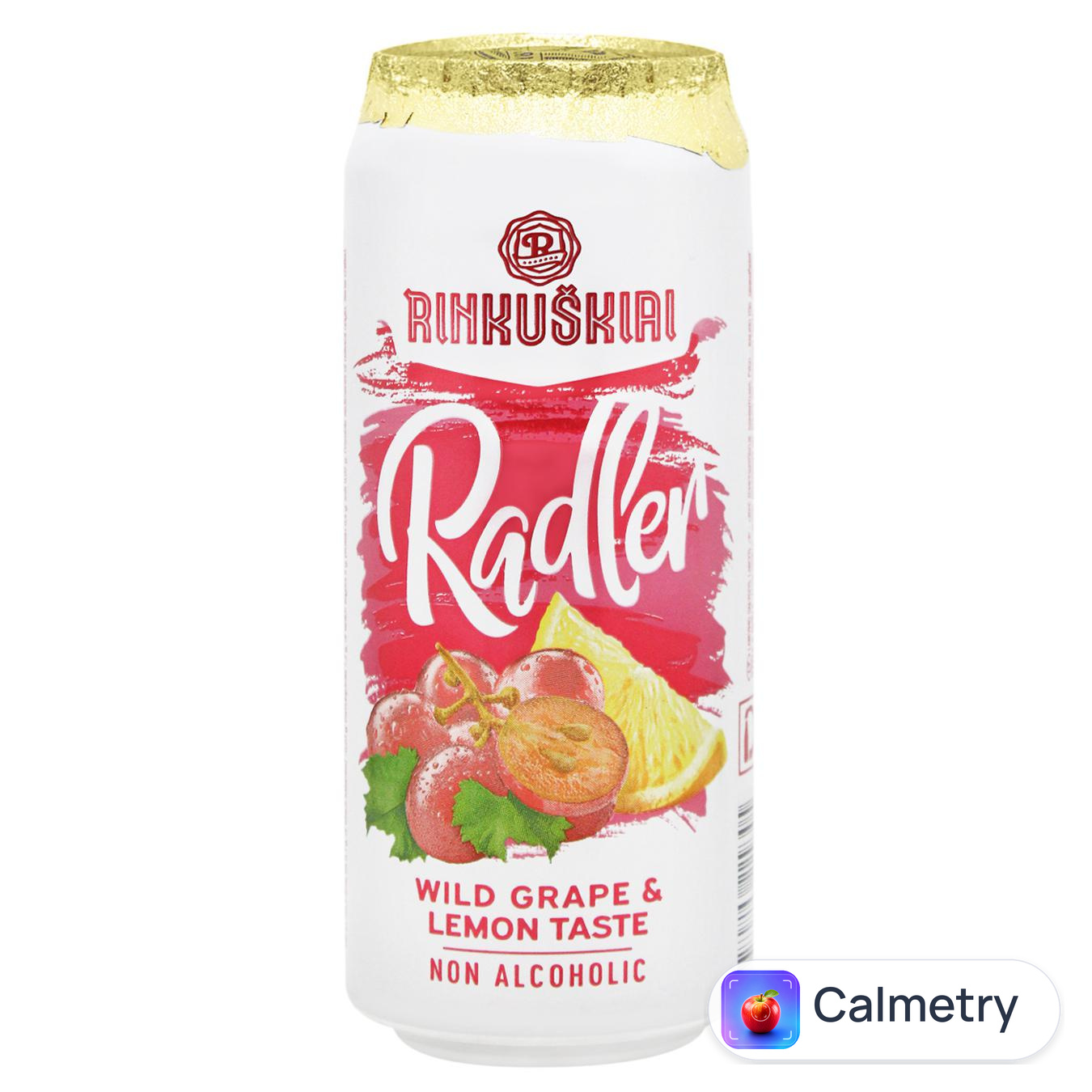 Напій пивний Rinkuskiai Radler Виноград та лимон безалкогольний 0,5л ,5л — фото продукту