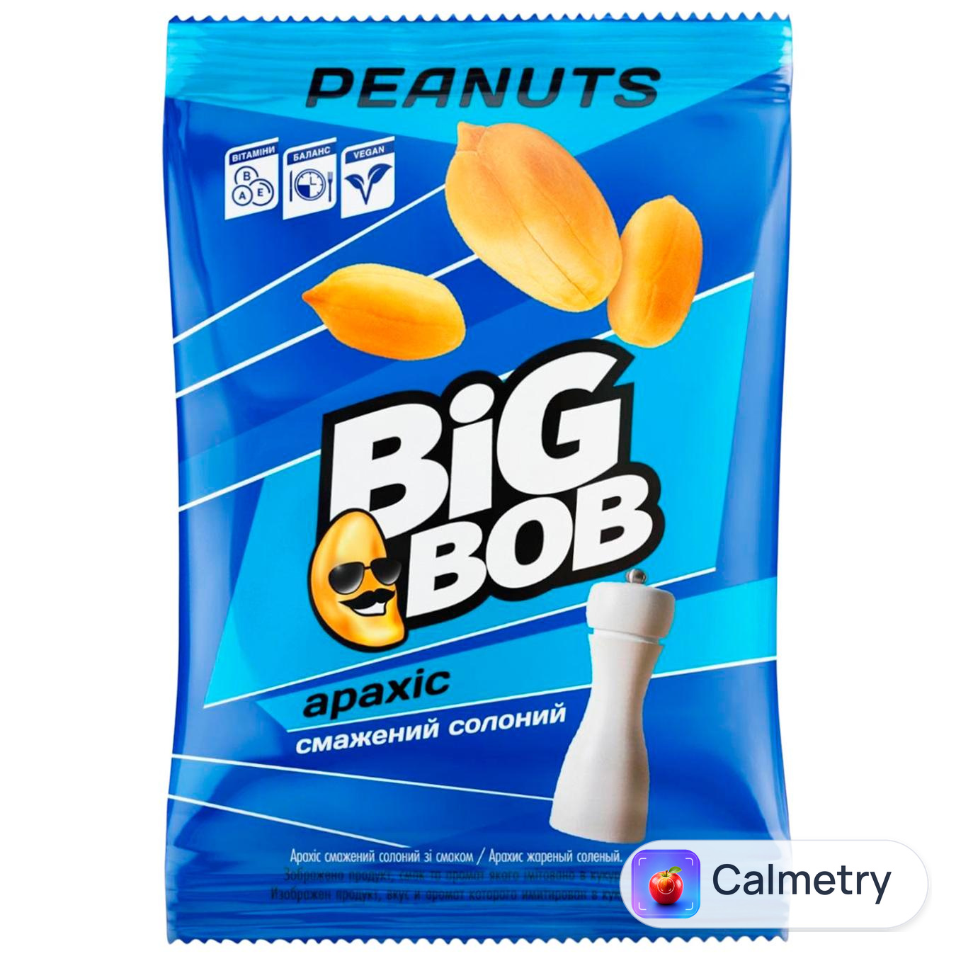 Арахіс Big Bob смажений солоний 120г — фото продукту