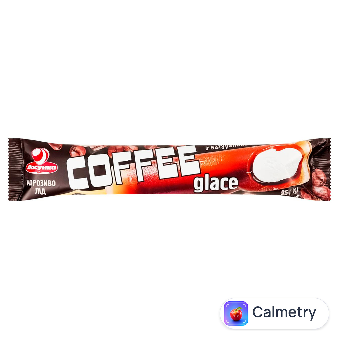 Морозиво Ласунка Coffee glace лід з натуральною кавою 95г