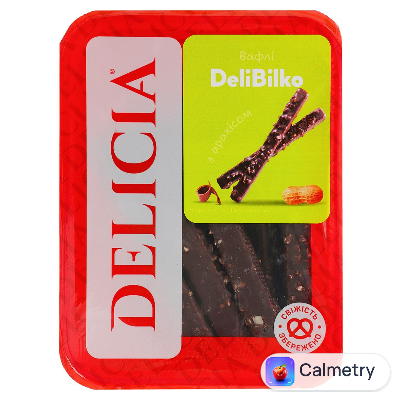 Вафлі Delicia DeliBilko з арахісом 300г — фото продукту