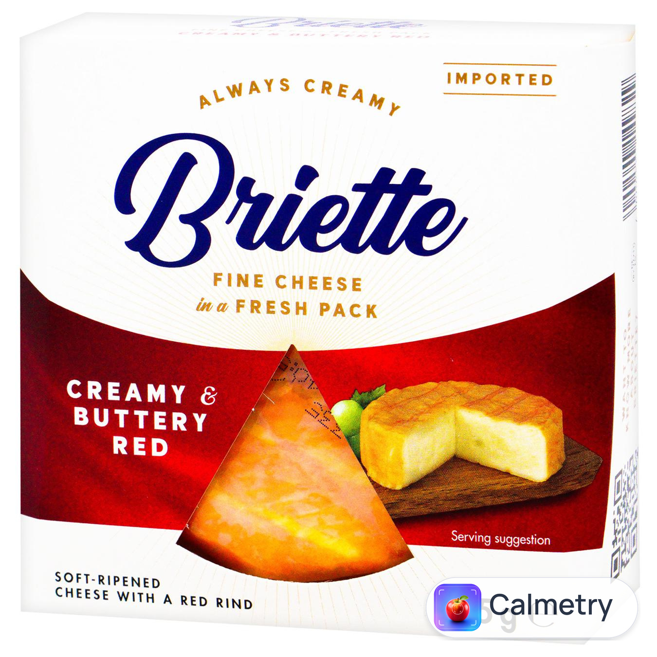 Сир Briette Creamy & Buttery Red 60% 125г — фото продукту