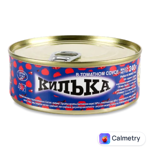 Кілька Brivais Vilnis в томатному соусі, ключ