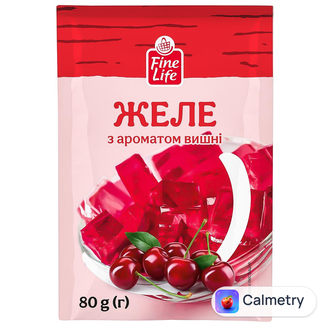 Желе Fine Life з ароматом вишні 80г