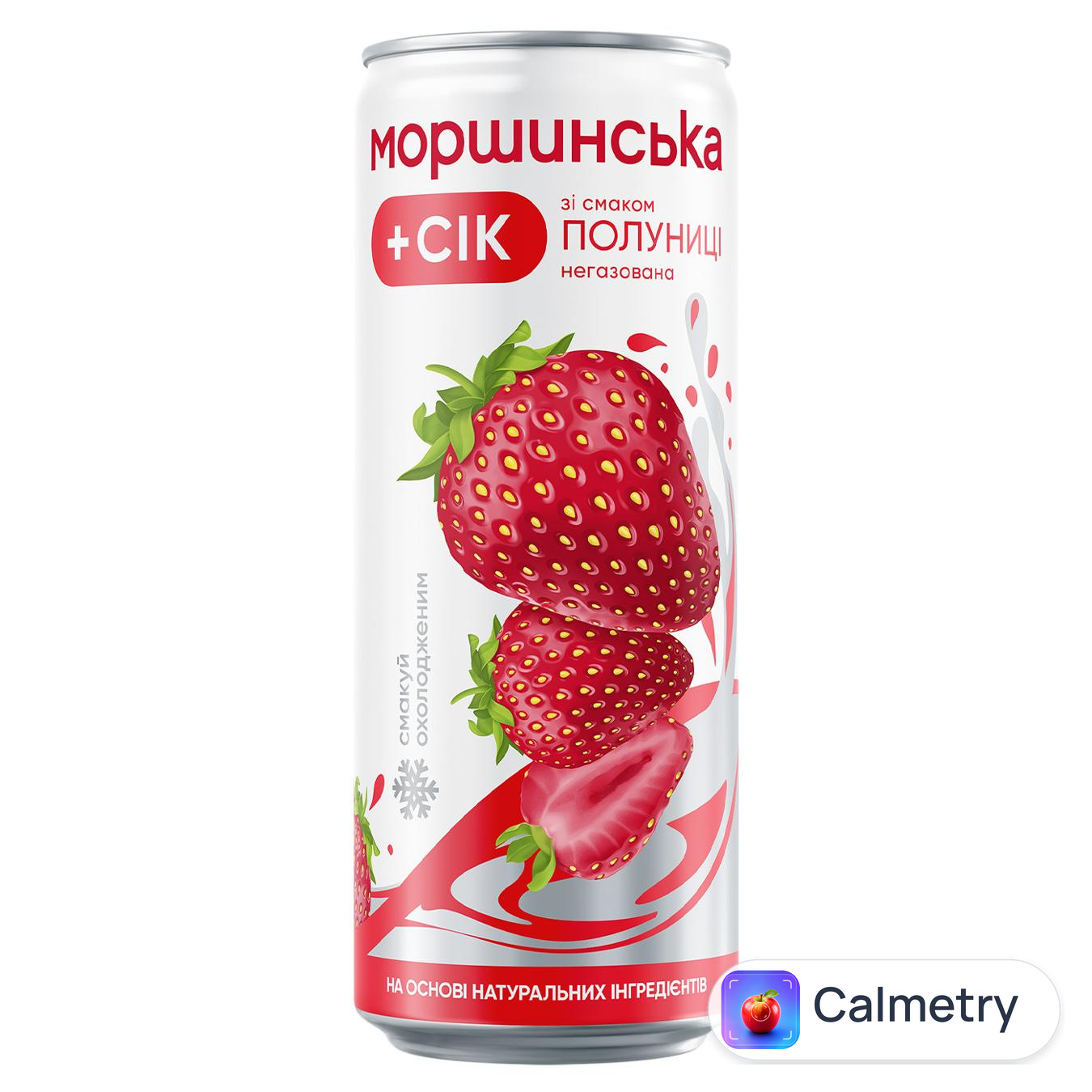 Напій соковмісний Моршинська негазований зі смаком полуниці 0,33л