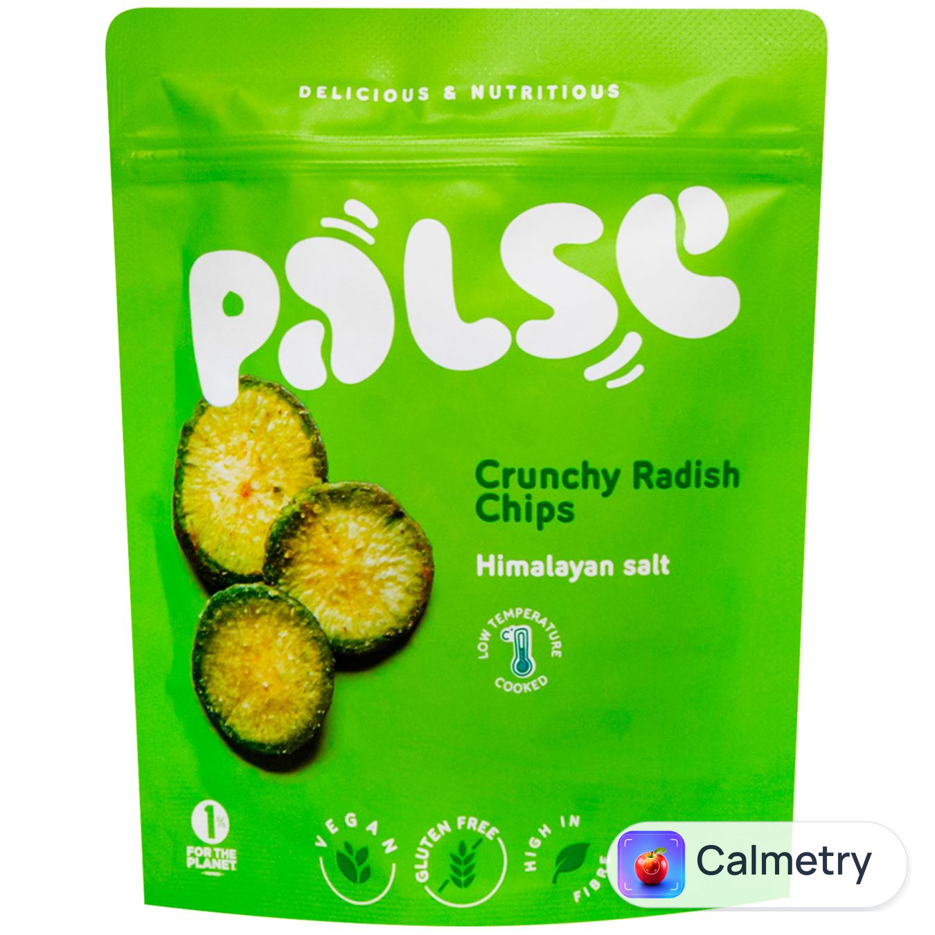 Чипси Palse з редису з гімалайською сіллю 50г