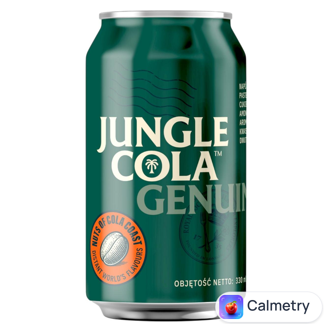 Напій газований Jungle Cola Genuine 0,33л — фото продукту
