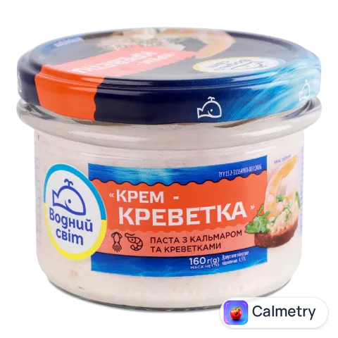 Паста «Водний світ» «Крем-креветка» кальмар креветки