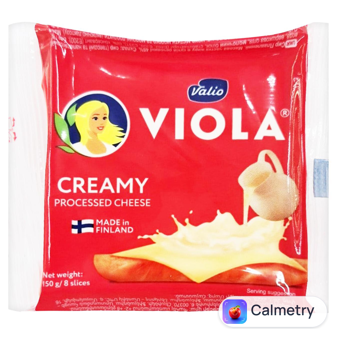 Сир плавлений Valio Viola Вершковий тостерний 23% 150г — фото продукту