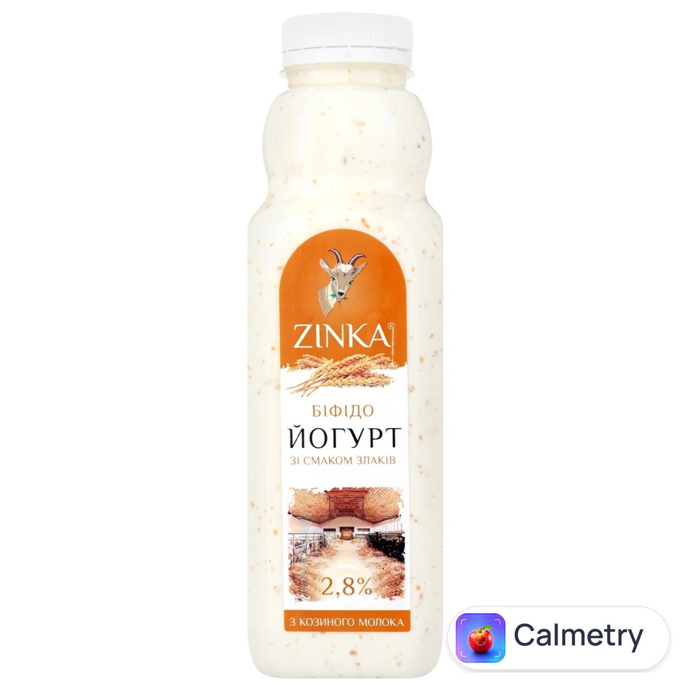 Біфідойогурт Zinka з козячого молока зі смаком злаків 2,8% 300г