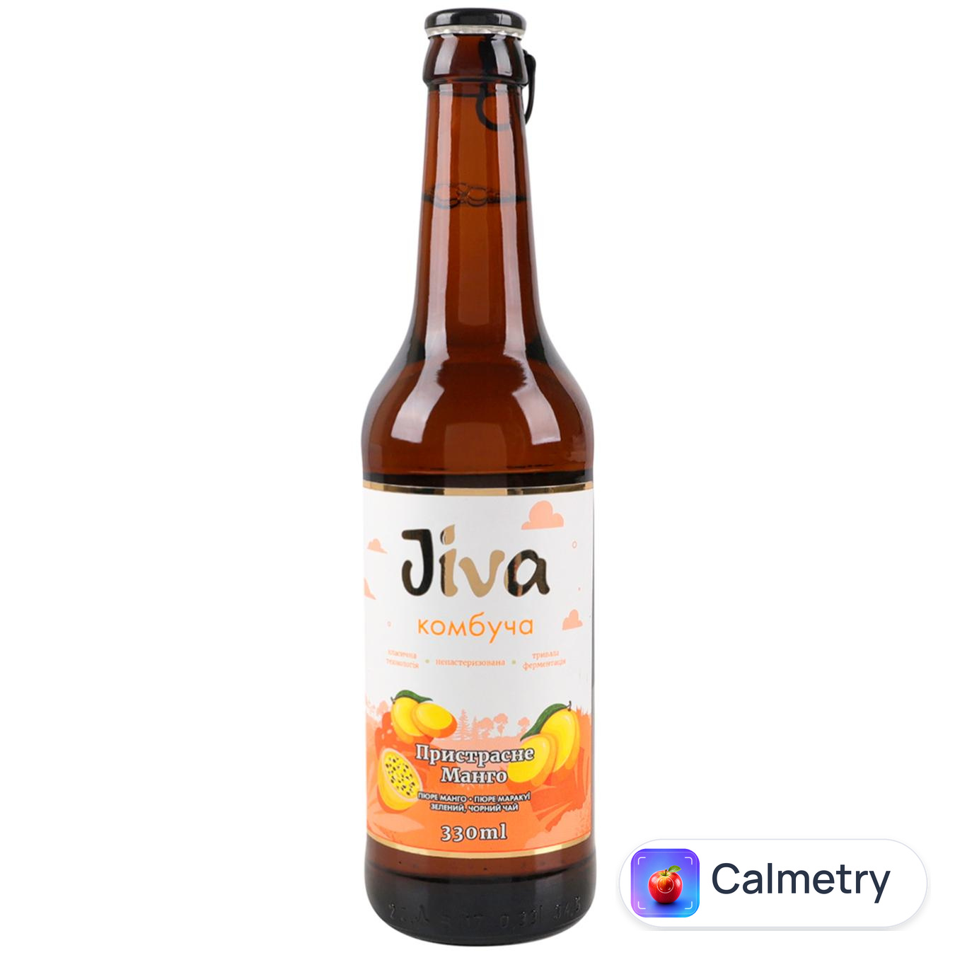 Комбуча Jiva Пристрасне манго 0,33л