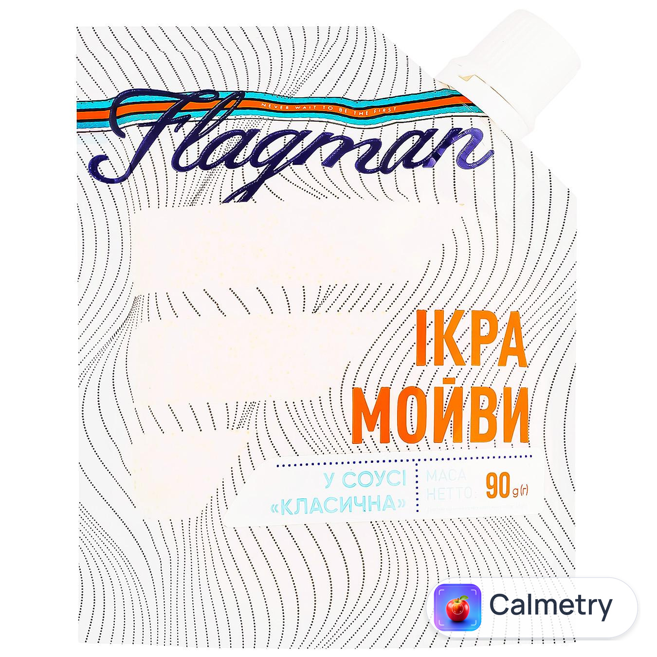 Ікра мойви Flagman Класична у соусі 90г