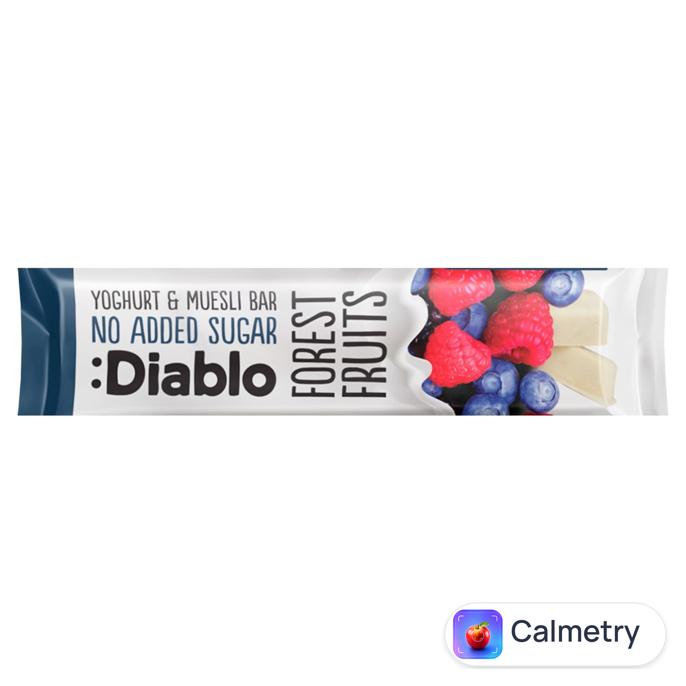 Батончик-мюслі Diablo з лісовими ягодами вкритий йогуртом без цукру 30г