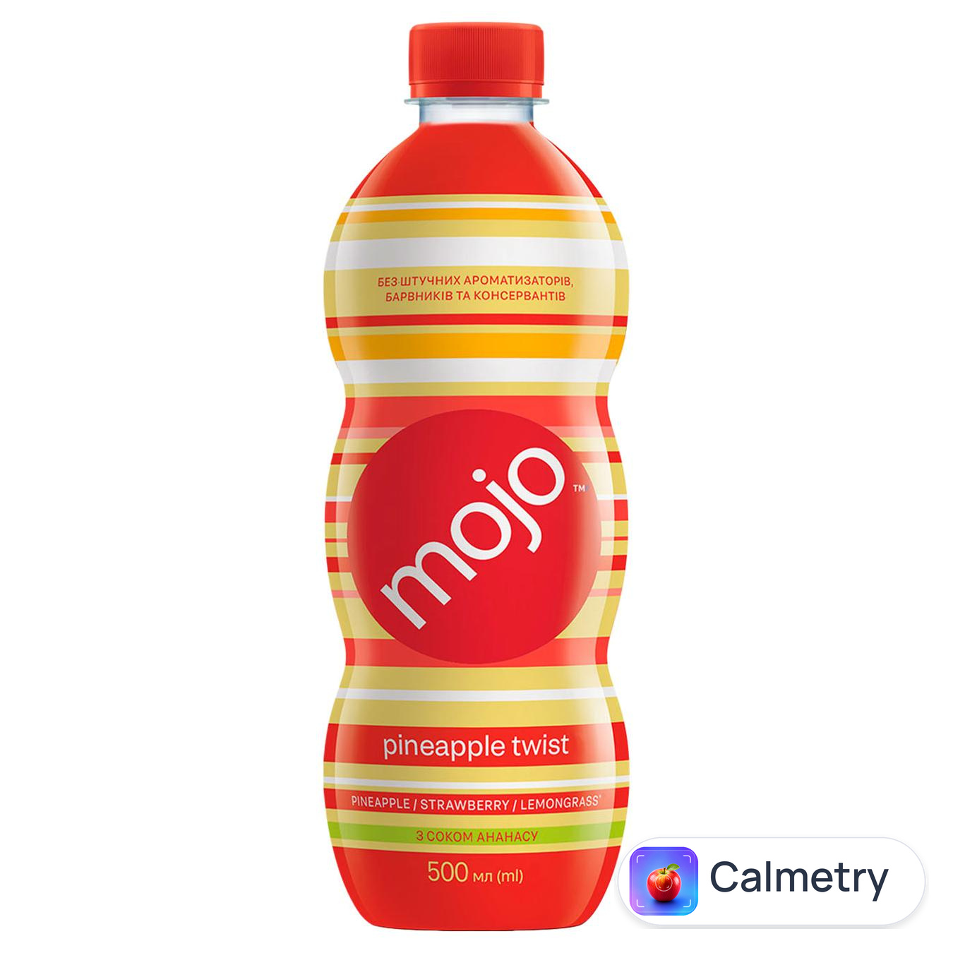 Напій газований Mojo Pineapple Twist з соком ананасу 0,5л — фото продукту