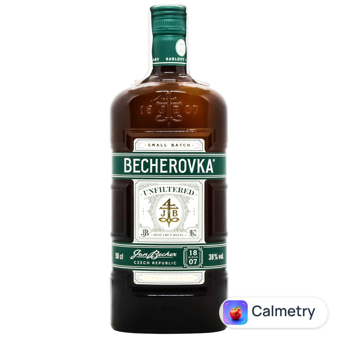 Лікер Becherovka Unfiletred на травах 38% 0,5л