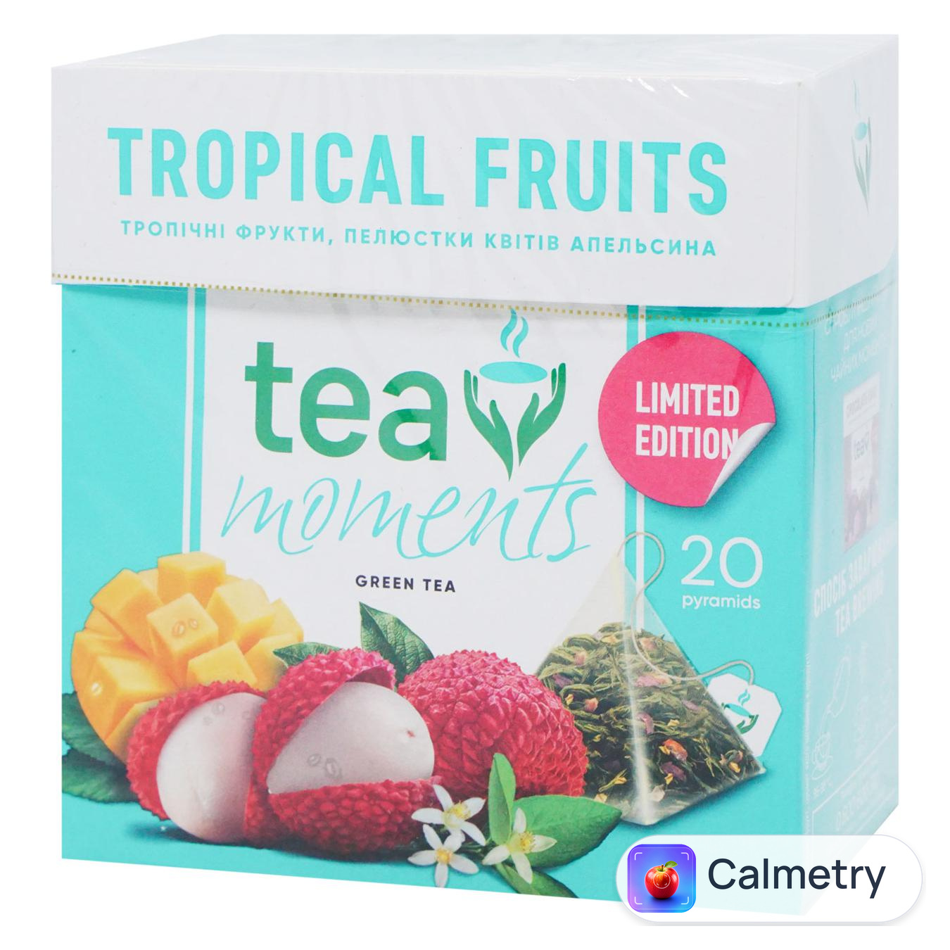 Чай зелений Tea Moments Tropical Fruits 1,7г*20шт