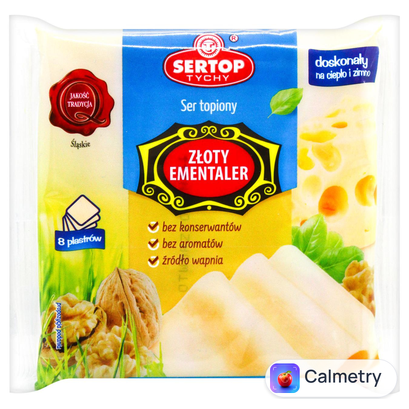 Сир плавлений Sertop Золотий Ементаль 130г