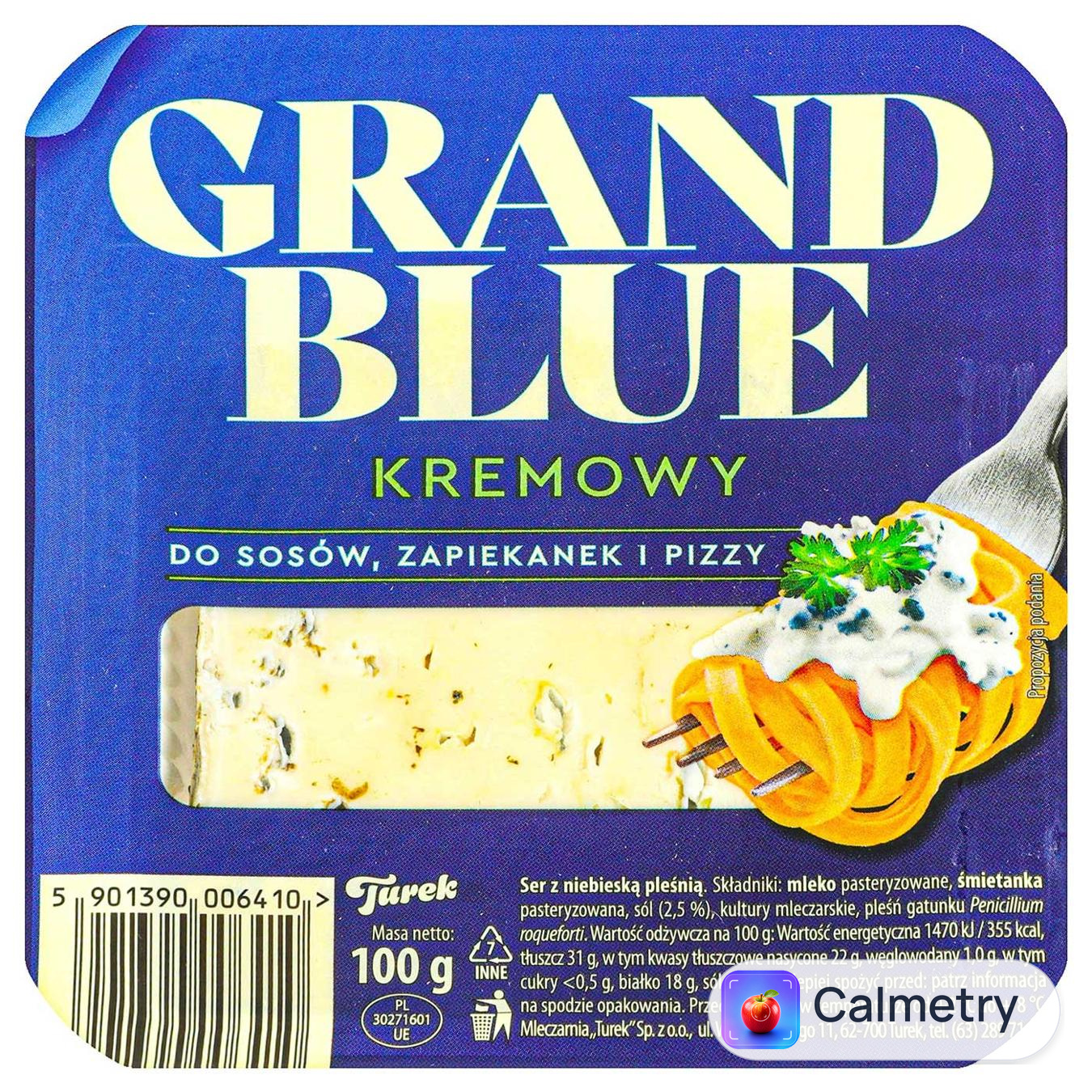 Сир Grand Blue Вершковий з блакитною пліснявою 60% 100г
