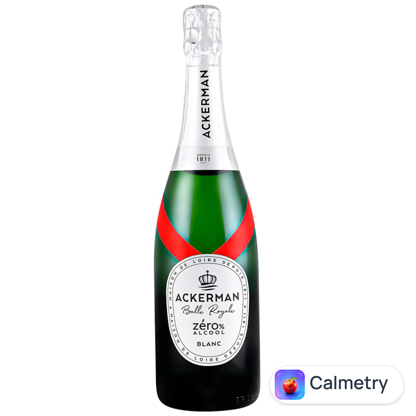 Вино ігристе Ackerman Bulle Royale Zero Alcohol Blanc безалкогольне біле брют 0,75л