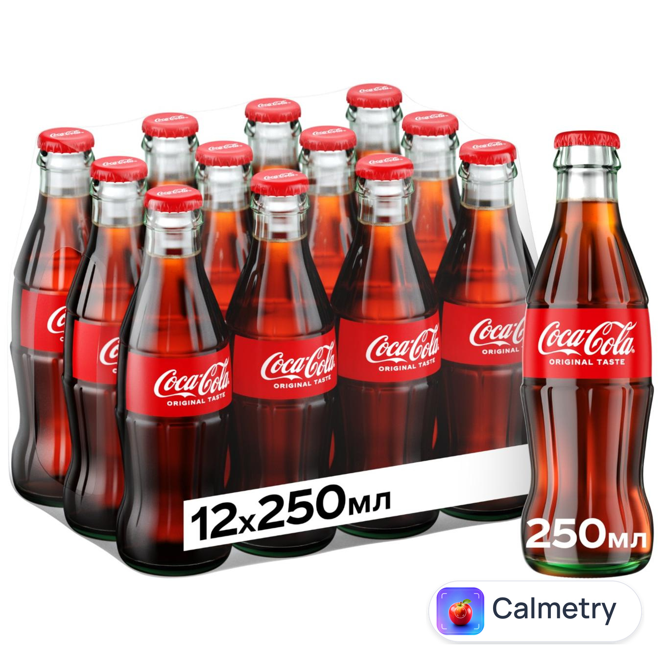 Напій газований Coca-Cola 250мл 12шт