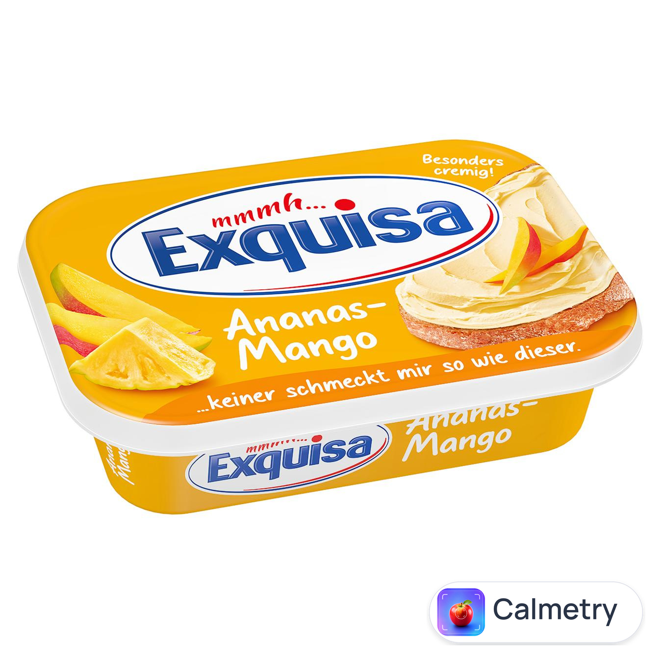Крем-сир Exquisa з ананасом і манго 52% 200г