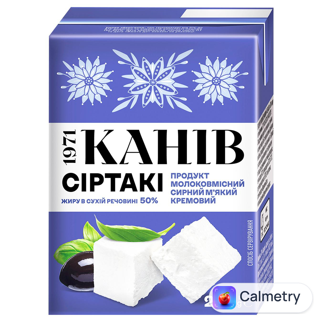 Продукт сирний Канів 1971 Сіртакі м'який кремовий 50% 200г