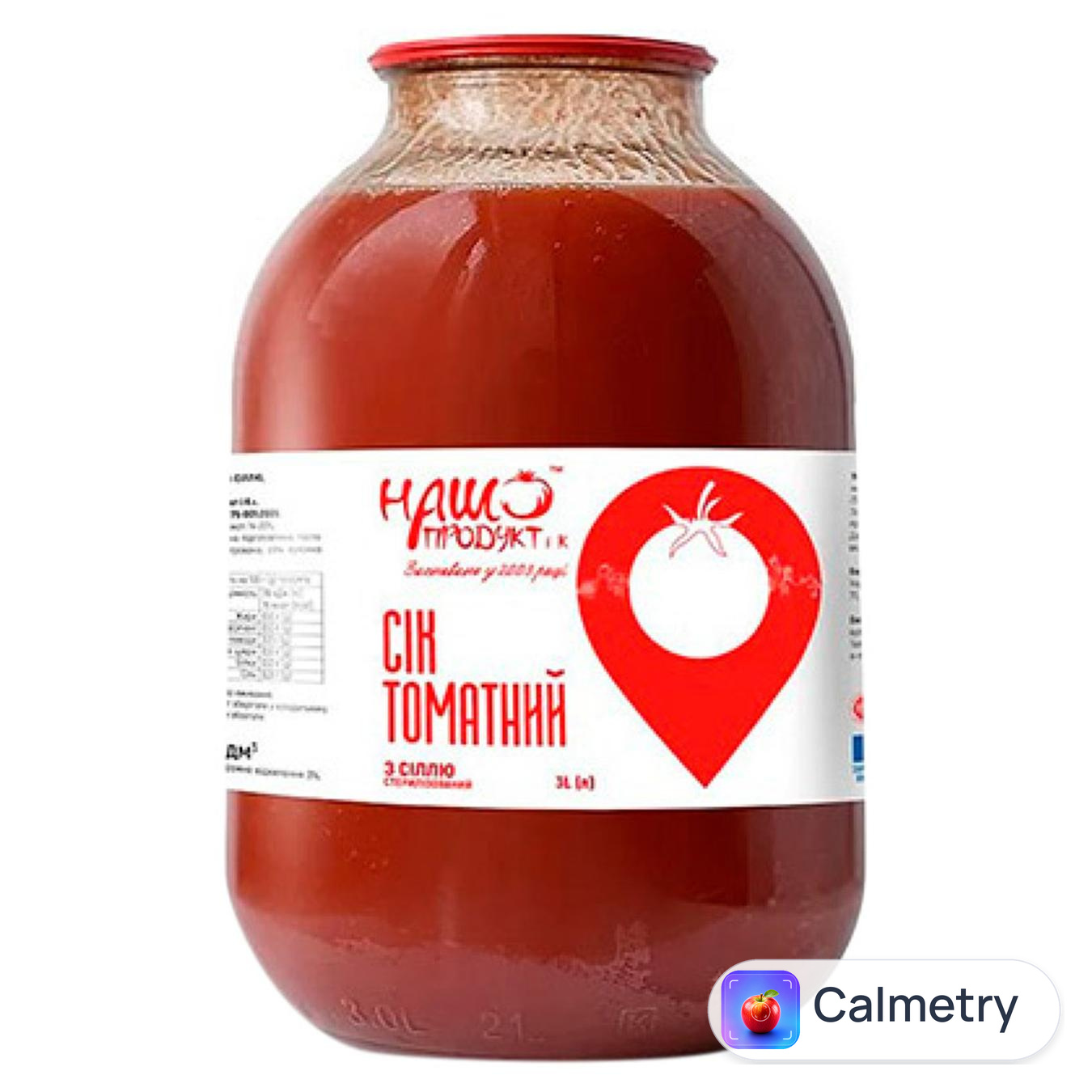Сік Наш Продукт і К томатний із сіллю 3л